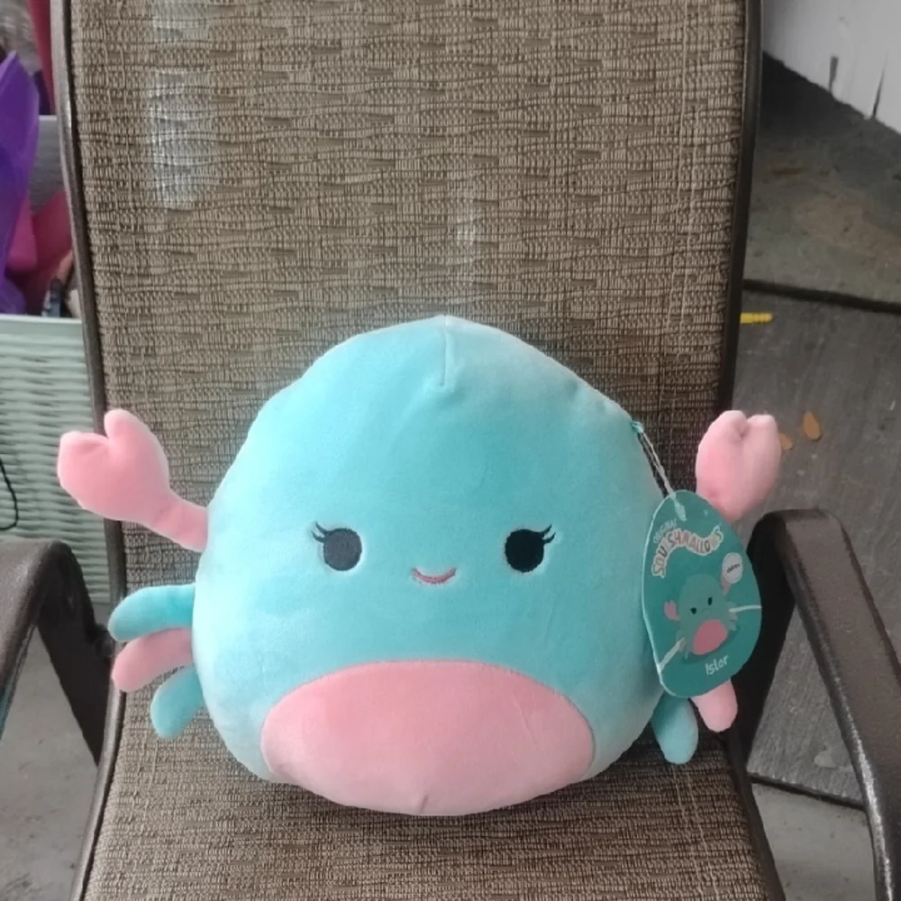 Squishmallows Isler Pink And Blue Crab
